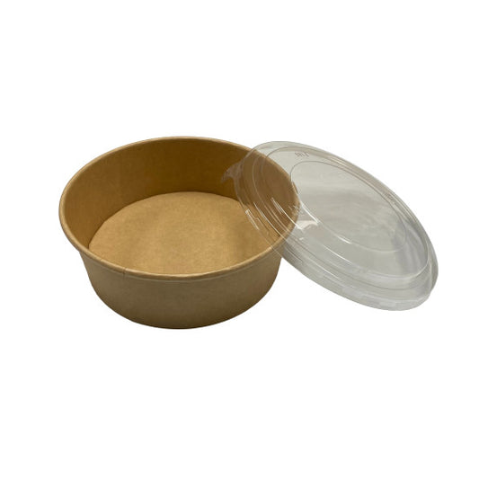 P1211 - 1100ml Kraft Paper Salad Bowl (300's) - Bowl Only