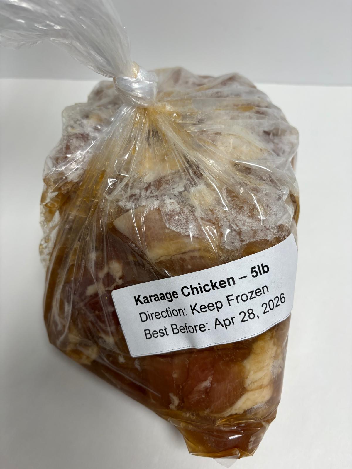 Chicken Karaage (Frozen & Raw) 5lbs/bag