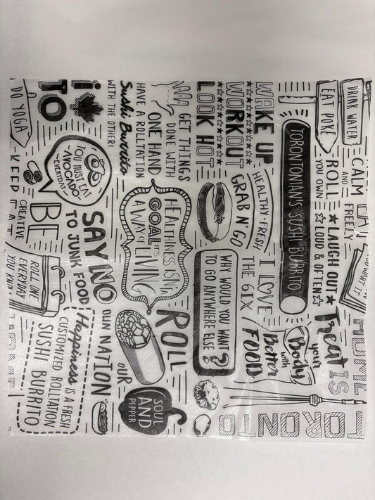 Wrapping Paper 14x14 (Rolltation)