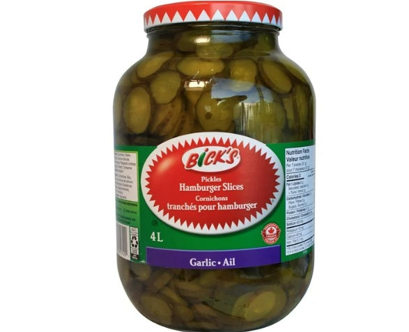Hamburger Dill Slices Garlic