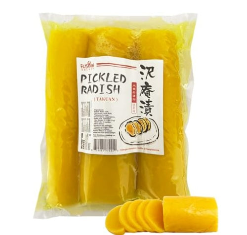 Yellow Pickled Radishes